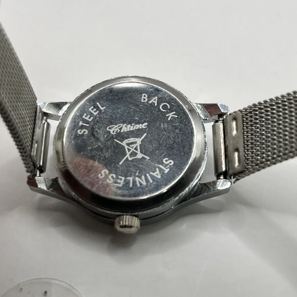Paris Eifel Tower Women's Quartz Watch Mesh‎ Metal Band- New Battery!